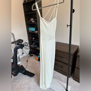 I AM GIA crochet maxi dress